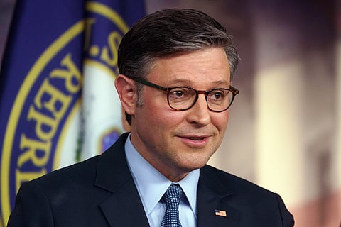 O líder republicano da Câmara dos Representantes, Mike Johnson
