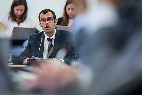 Frederico Pinheiro quando respondeu no âmbito da Comissão Parlamentar de Inquérito à Tutela Política da Gestão da TAP na altura do "Galambagate".