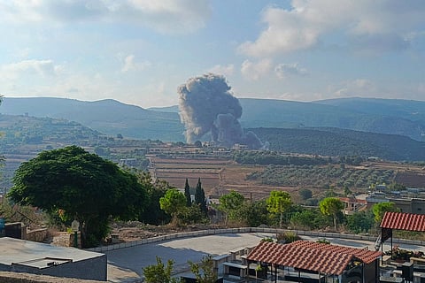 Bombardeio no Líbano na última semana atingiu o vilarejo de Zibqin