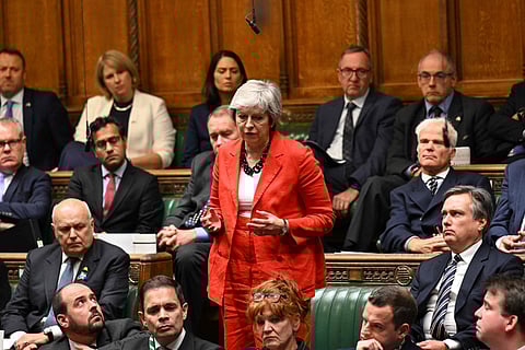 Theresa May foi eleita pela primeira vez para o parlamento britânico em 1997.