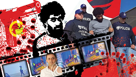 O matador abandonou a Albânia pela fronteira com a Macedónia. Mas não teve artes para chegar a Inglaterra. Não conseguiu passar de Marrocos.