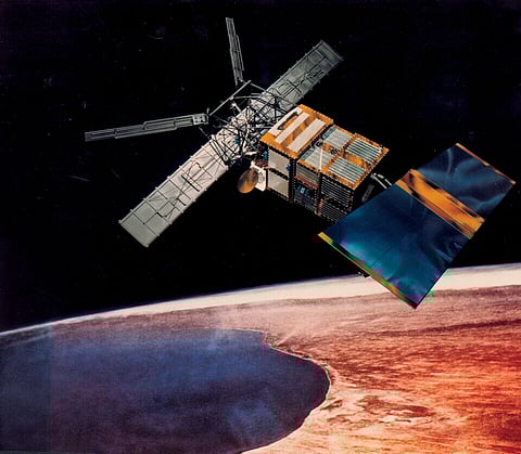 Ilustração do satélite ERS-2.