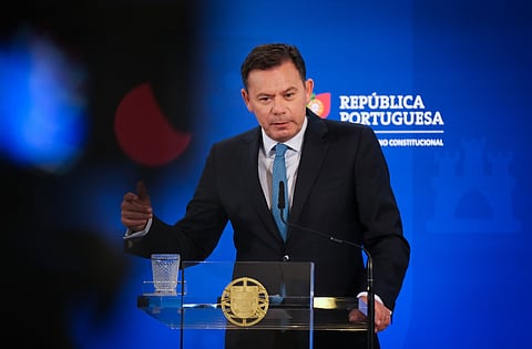 O primeiro-ministro, Luís Montenegro, recebe todos os partidos em São Bento.