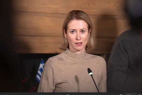Chefe da diplomacia da UE, Kaja Kallas