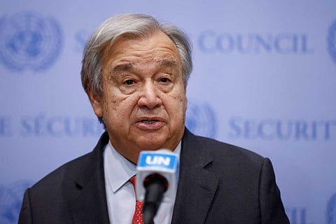 Guterres pede implementação "sem demora" de cessar-fogo em Gaza