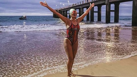 Mayra Santos representa Portugal no Mundial de natação no gelo na Argentina