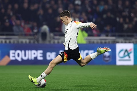 Florian Wirtz marcou um golo à França passados apenas sete segundos do apito inicial.