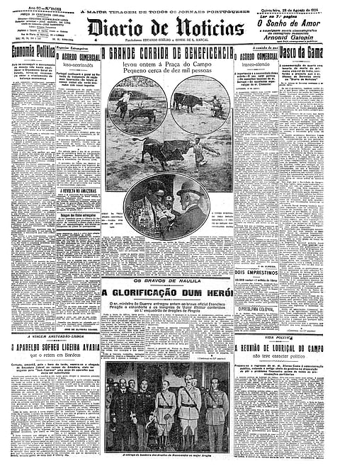 "A glorificação dum herói"