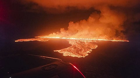 Erupção ocorreu na península de Reykjanes