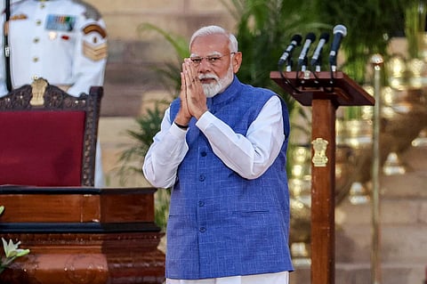 Narendra Modi toma posse para terceiro mandato como primeiro-ministro da Índia