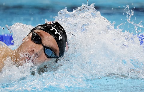 Bobby Finke garantiu a vitória nos 1 500 metros livres e conquistou um novo recorde mundial.