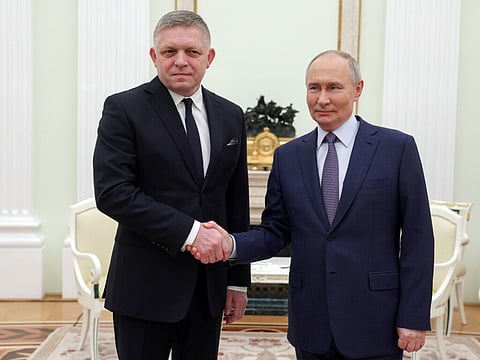 Robert Fico foi o segundo líder europeu a visitar Putin em 2024 depois de Viktor Orbán.