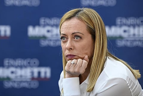 Primeira-ministra do país, Giorgia Meloni