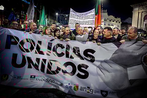Elementos da PSP e GNR voltam aos protestos com vigílias nos aeroportos