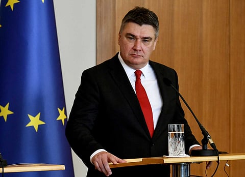 Presidente croata Zoran Milanovic