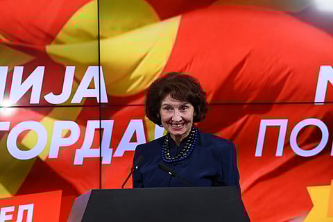 Gordana Siljanovska-Davkova vai ser a primeira mulher presidente da Macedónia do Norte.