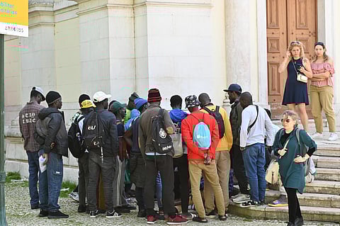 Manifestantes exigem à Junta de Arroios que emita atestados de residência aos imigrantes