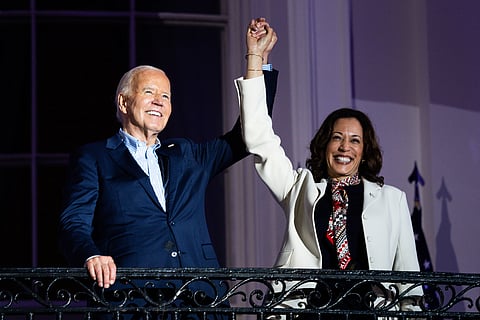 Sondagem indica que Biden deveria desistir para Harris