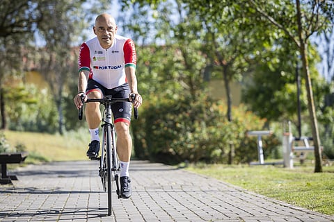 João Lopes tem hoje 54 anos e tornou-se profissional no ciclismo depois do transplante.