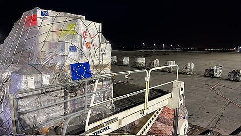 UE envia material médico e de higiene doado por Portugal e outros países