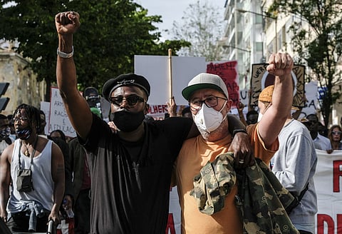 Manifestação contra racismo juntou, em junho de 2020, milhares de pessoas em Lisboa.