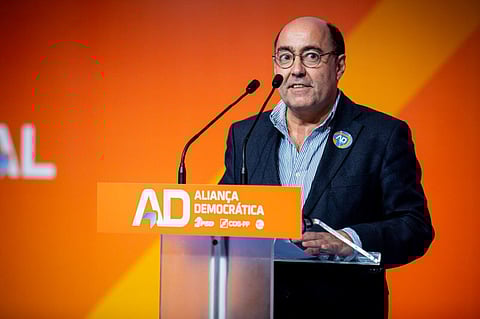 Paulo Carmona foi um dos primeiros a falar na Conferência por Portugal, da Aliança Democrática.