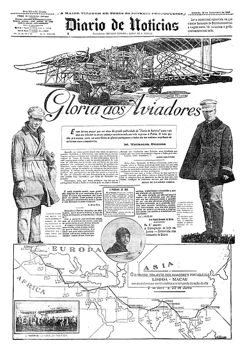 "Glória aos aviadores"
