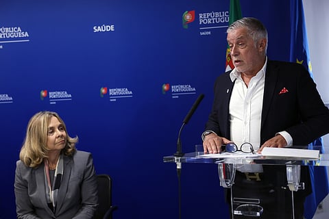 O pediatra Caldas Afonso na apresentação do plano para a reorganização das urgências.