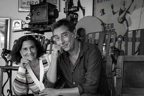 Filipa Reis, responsável pela Uma Pedra no Sapato e Miguel Gomes, cineasta de Tabu e A Cara que Mereces, o nosso cineasta com maior reconhecimento internacional.