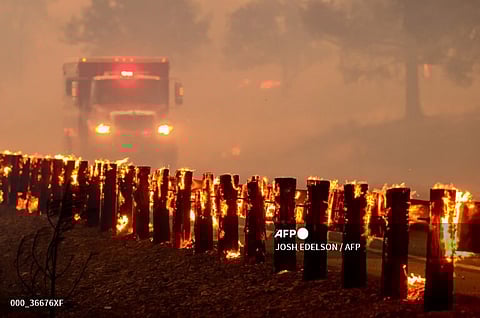 O fogo, apelidado de "Park Fire", queimou cerca de 67 mil hectares no norte da Califórnia