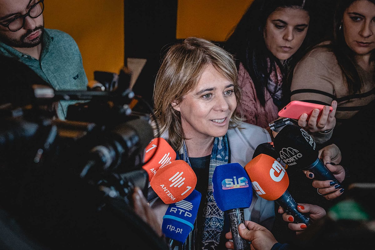 Catarina Martins ends presidential campaign backed by all leading figures of the Left Bloc