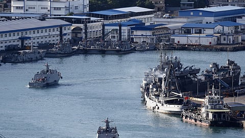 Os navios de guerra de Taiwan