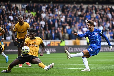 João Félix marcou um golo no jogo do Chelsea em casa do Wolverhampton.