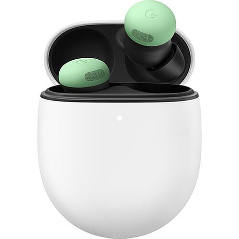 Os Pixel Buds Pro 2 incluem o chip Tensor A1 que, diz o fabricante, "ouve" o ruído ambiente um milhão de vezes por segundo.