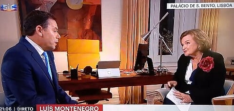 Montenegro defende “valorização” dos jornalistas mas dá entrevista à ex-jornalista Avillez