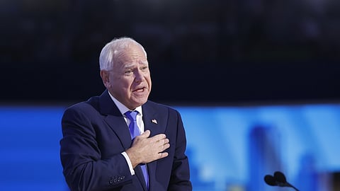 O democrata Tim Walz foi o escolhido por Kamala Harris para "vice" na corrida à Casa Branca.