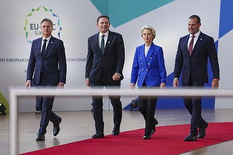 Primeiro-ministro Luís Montenegro, com Ursula von der Leyen, presidente da Comissão Europeia
