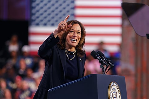 Kamala Harris, candidata democrata à presidência dos EUA