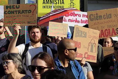 Investigadores pedem reconhecimento e valorização das carreiras. -- Crédito: LEONARDO NEGRÃO