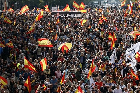 Segundo as autoridades, estiveram presentes cerca de 25 mil pessoas, a organizadora do protestos apontava para 400 mil.