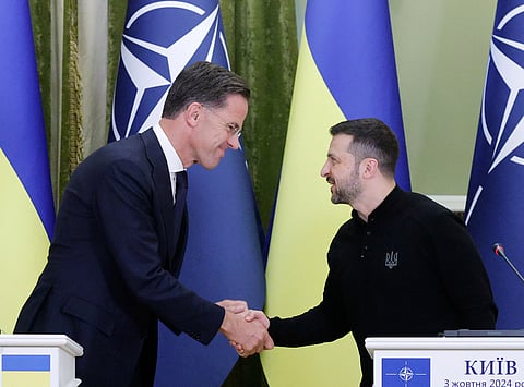 Rutte em Kiev para "deixar bem claro" que NATO está com os ucranianos