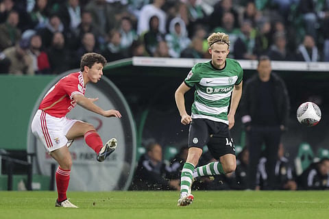 João Neves e Morten Hjulmand são dois dos protagonistas do Benfica-Sporting da Taça de Portugal.