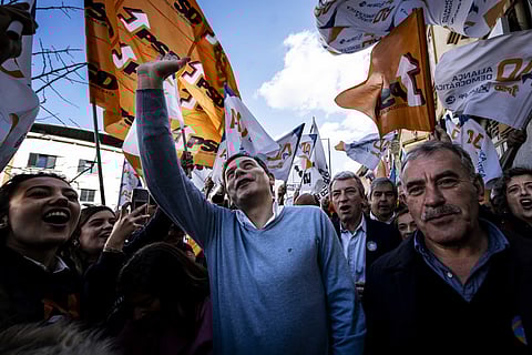Luís Montenegro recusou-se a comentar as declarações de André Ventura durante uma arruada em Aveiro.