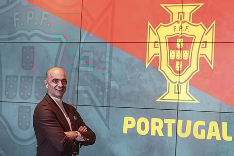 O selecionador Roberto Martínez. TIAGO PETINGA/LUSA