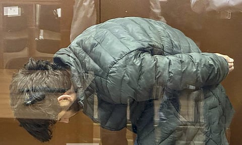 Imagem disponibilizada pelo Tribunal Distrital de Basmanny mostra Lutfulloi Nazrimad, um dos suspeitos do atentado de 22 de março