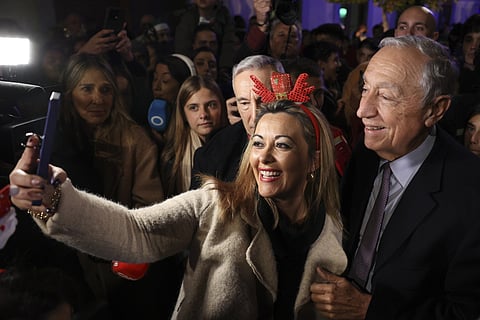 Marcelo na ginginha do Barreiro.