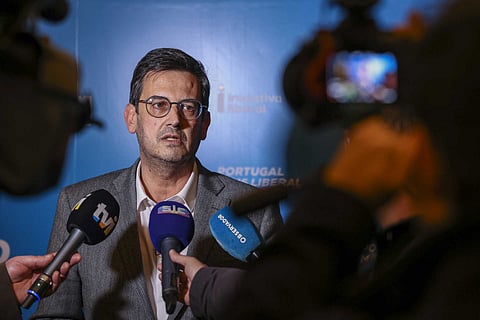 Rui Rocha, presidente da Iniciativa Liberal. PAULO NOVAIS/LUSA