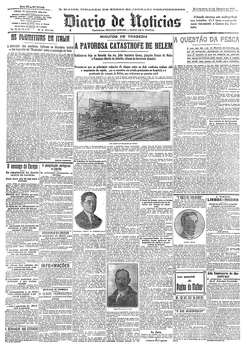A "pavorosa catástrofe" de Belém