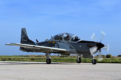 Aeronave A-29N Super Tucano.
