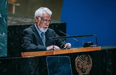 O primeiro-ministro de Timor-Leste, Xanana Gusmão
